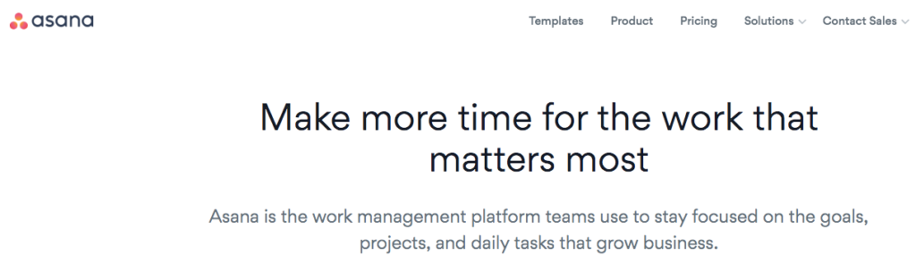 Asana screenshot - software outsourcing project management