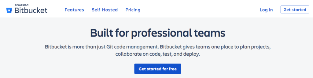 Bitbucket - technical communication tools for software startups