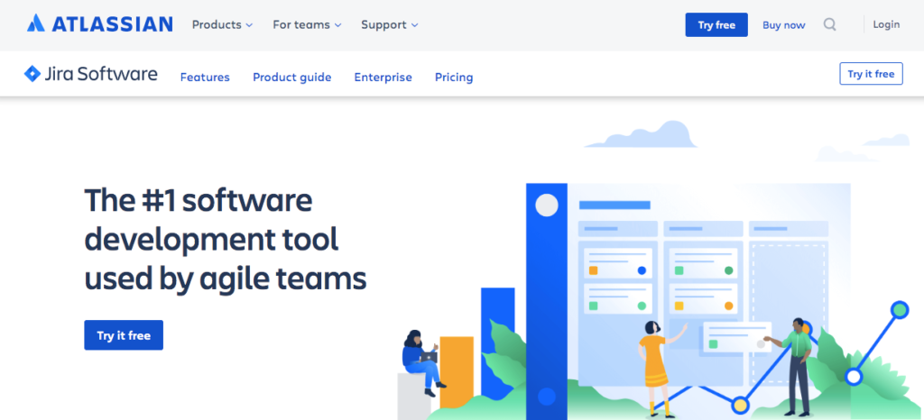 Jira - technical communication tools for software startups