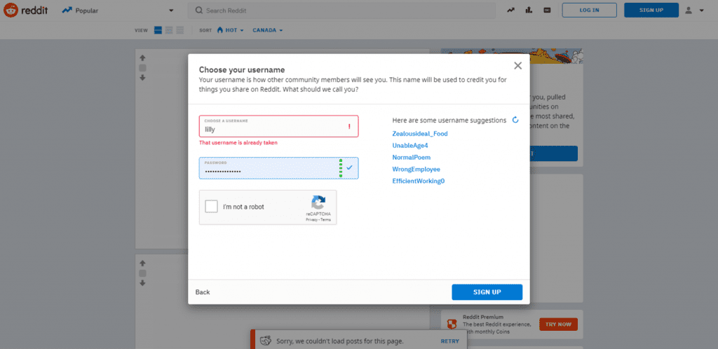 Reddit good UI design example